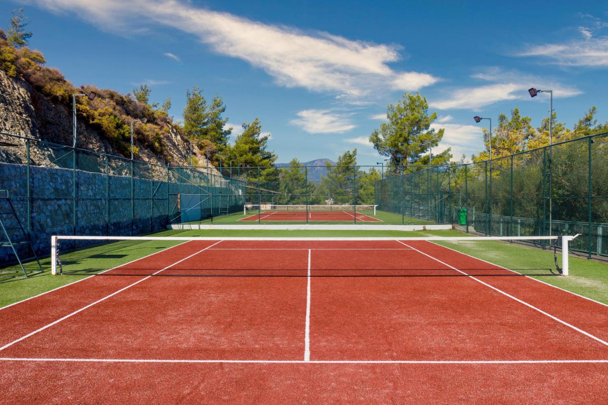 ラブランダ マレス マルマリス ホテル エクステリア 写真 Tennis court
